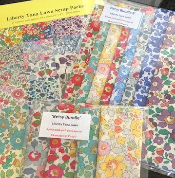 Liberty Fabric Scrap Packs & smaller piece packs