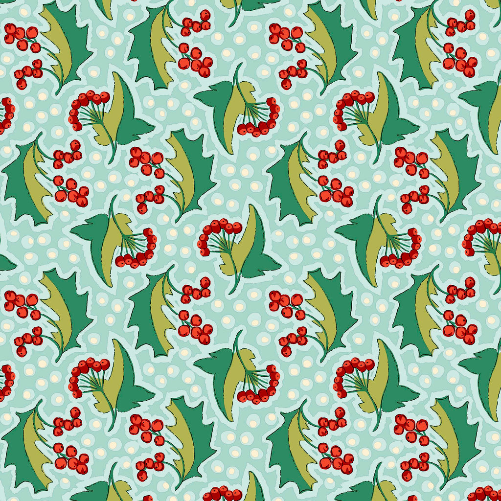 Liberty Lasenby Cotton - Festive Fair  - Festive Flora 342A