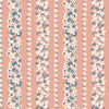 Liberty Lasenby Cotton - Denim Florals  - Topiary Stripe 402B