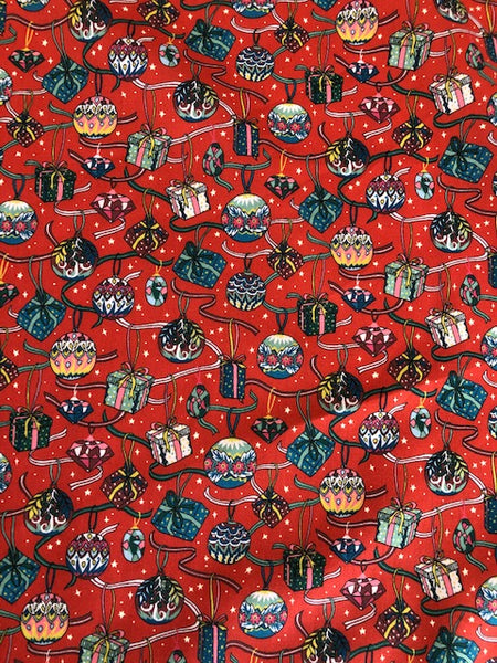 Liberty Tana Lawn - LTL03630202C - House of Gifts (Red)