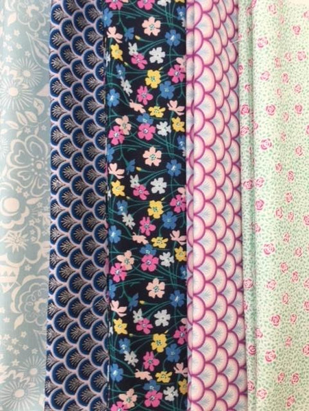 Liberty - Deco Dance - 5 x Fat Quarter Pack (3)